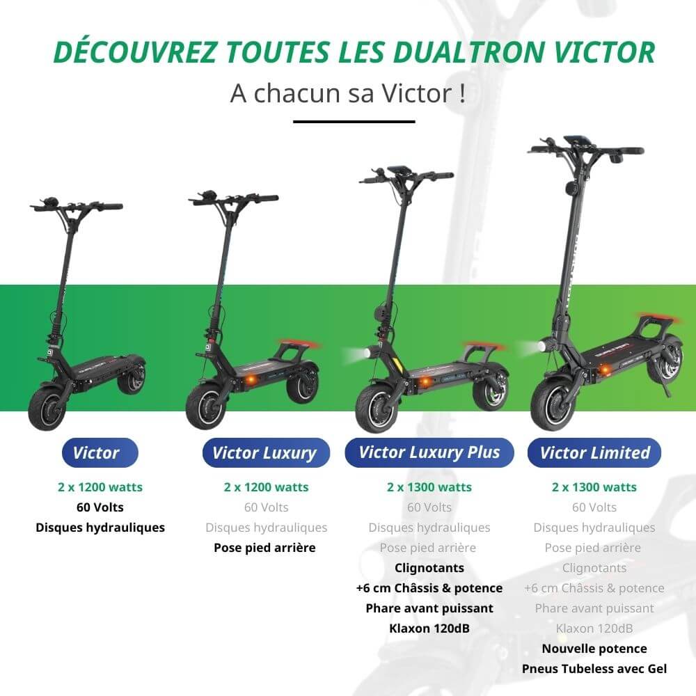 Trottinette électrique Dualtron Victor Limited + Chargeur rapide